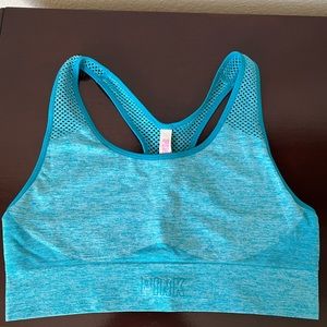 Victoria’s Secret Pink Lightly Lined Seamless Mesh Racerback Sports Bra